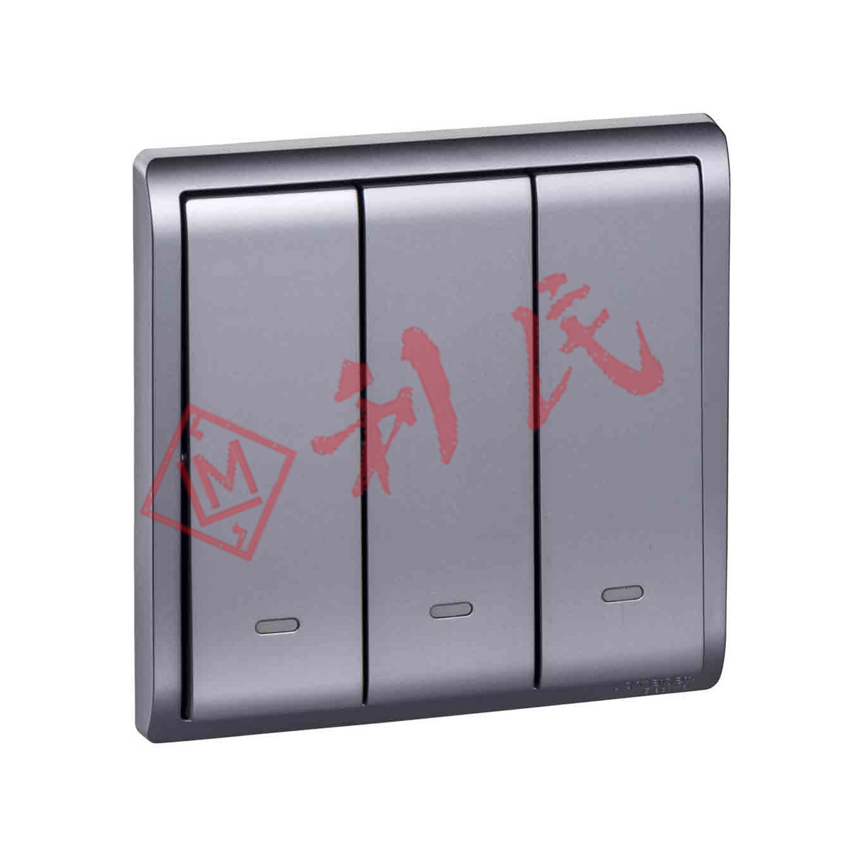 施耐德 PIENO豐尚 16AX 三位雙控開關掣 (白/薰衣草銀/沉醉金/寫意黑)