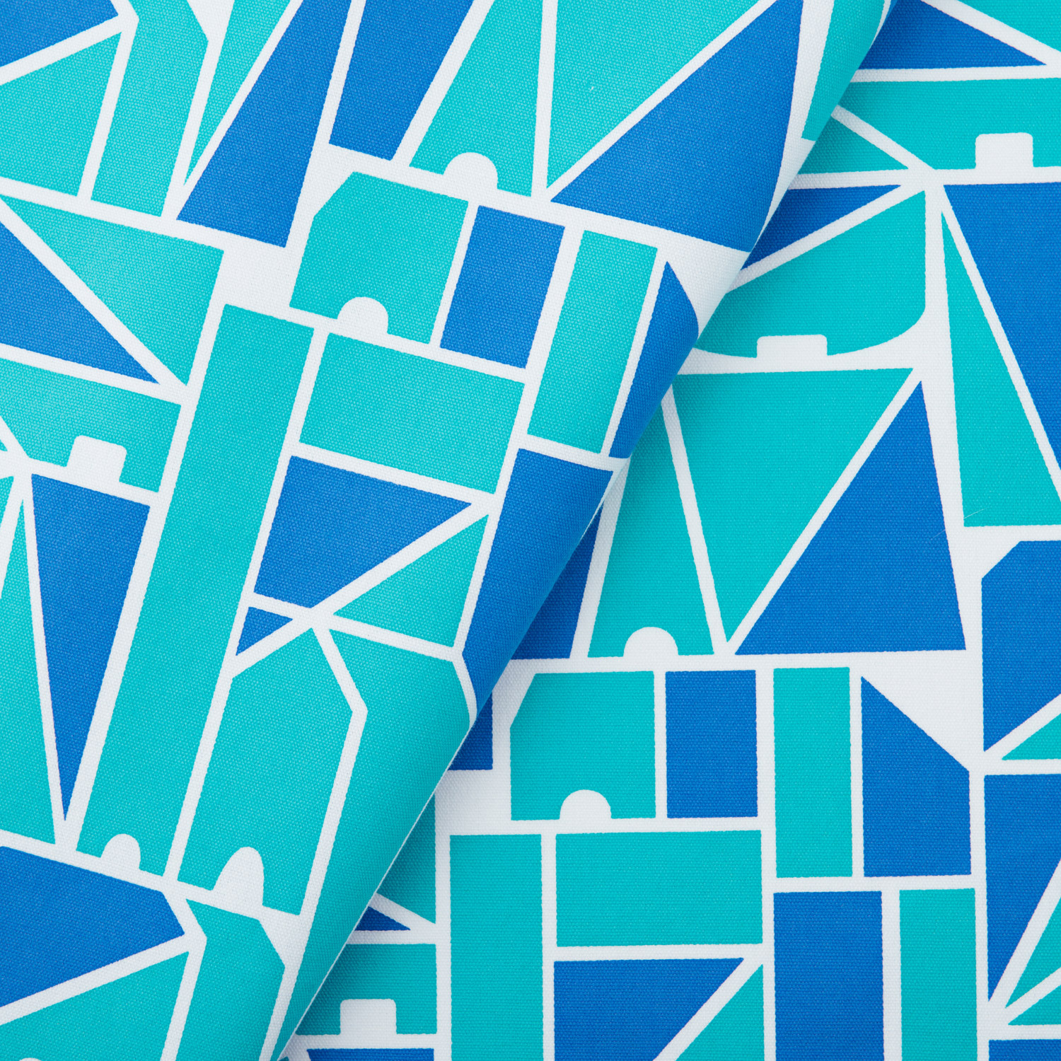 手印棉帆布(滿花)-250g/印花樂 x LEMONNI/藍調/藝術家聯名