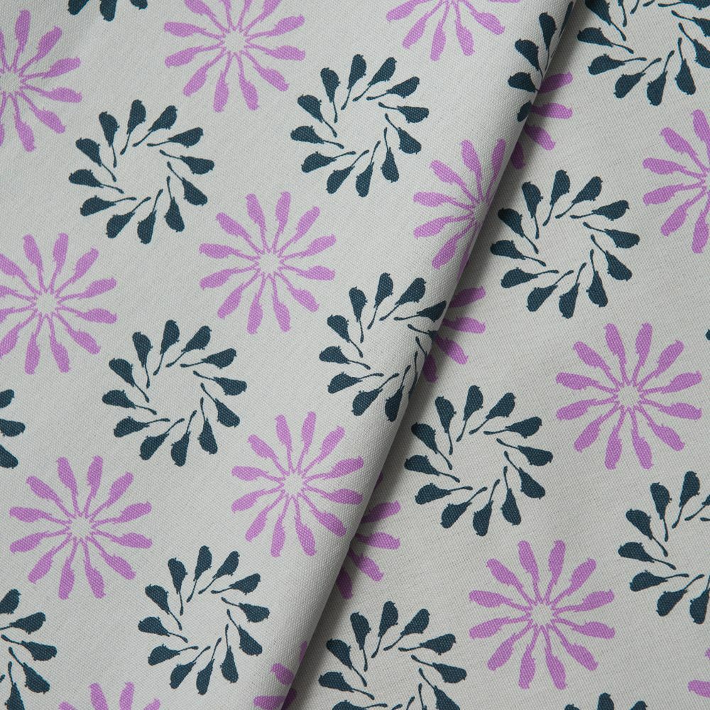 手印棉帆布_滿花-250g/烏秋圈圈/霧灰紫