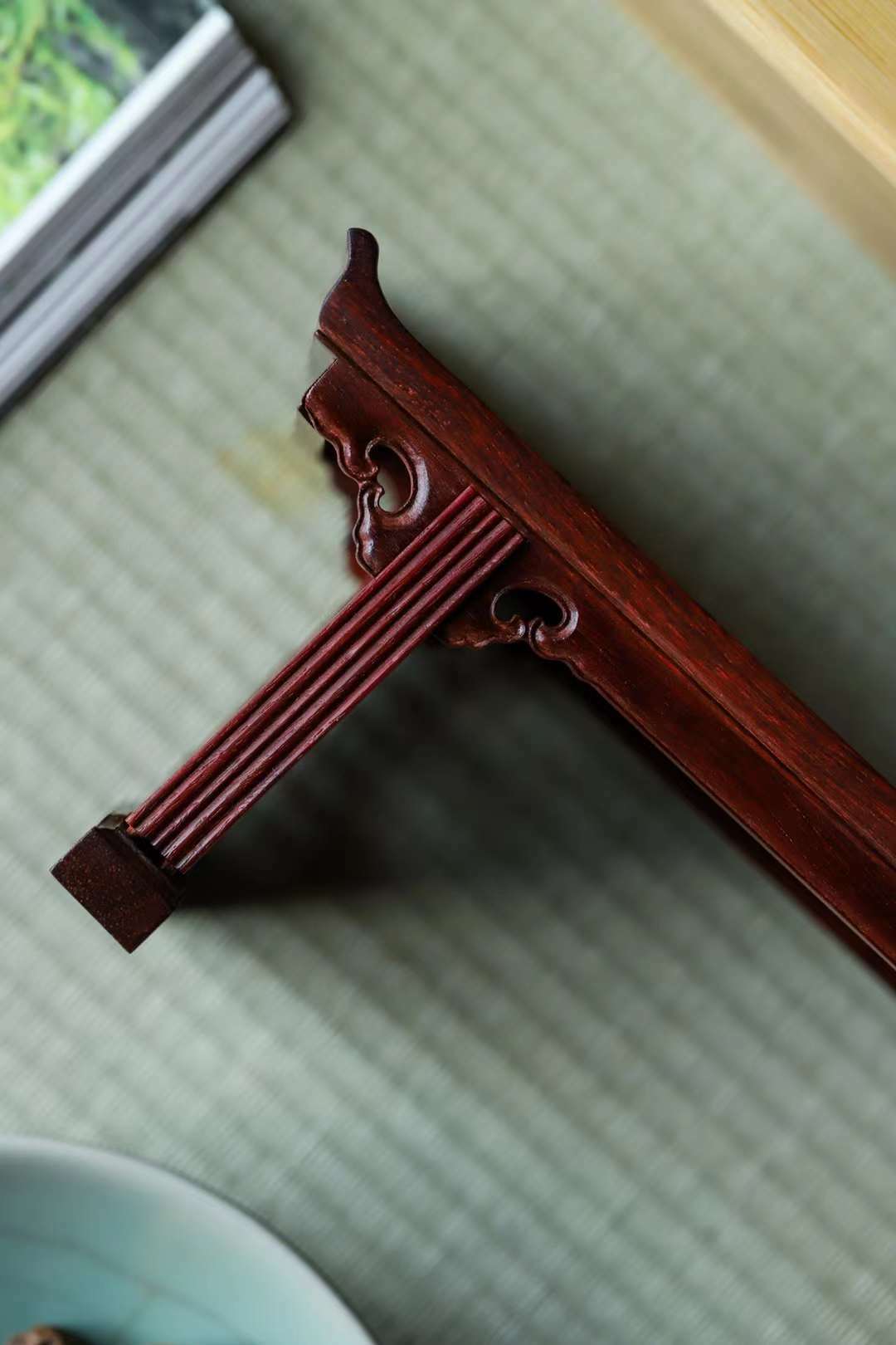 ⼩葉紫檀| 可拆卸榫卯翹頭案
