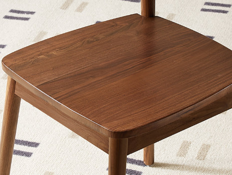 盧森堡胡桃木餐椅C款 LSB-B5127