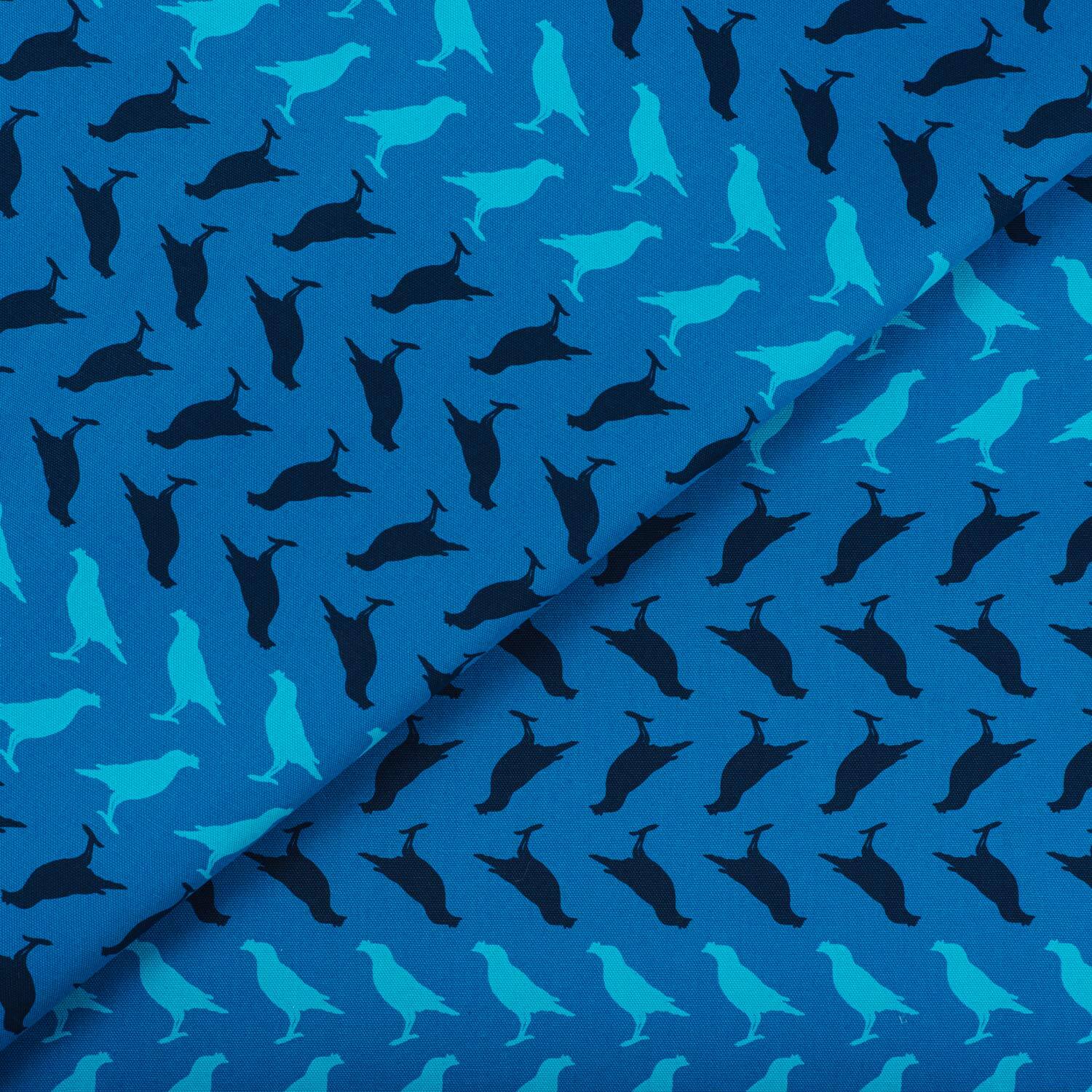 寬幅印花布8N/台灣八哥5號/湖心藍色