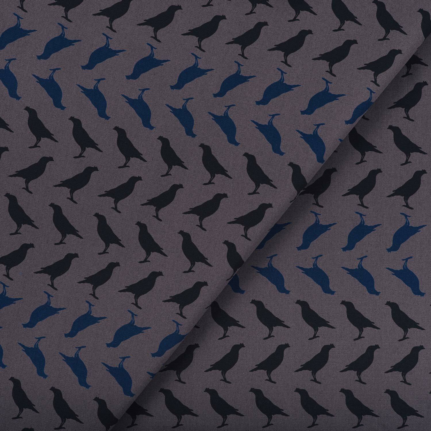 寬幅印花布8N/台灣八哥5號/工匠灰黑