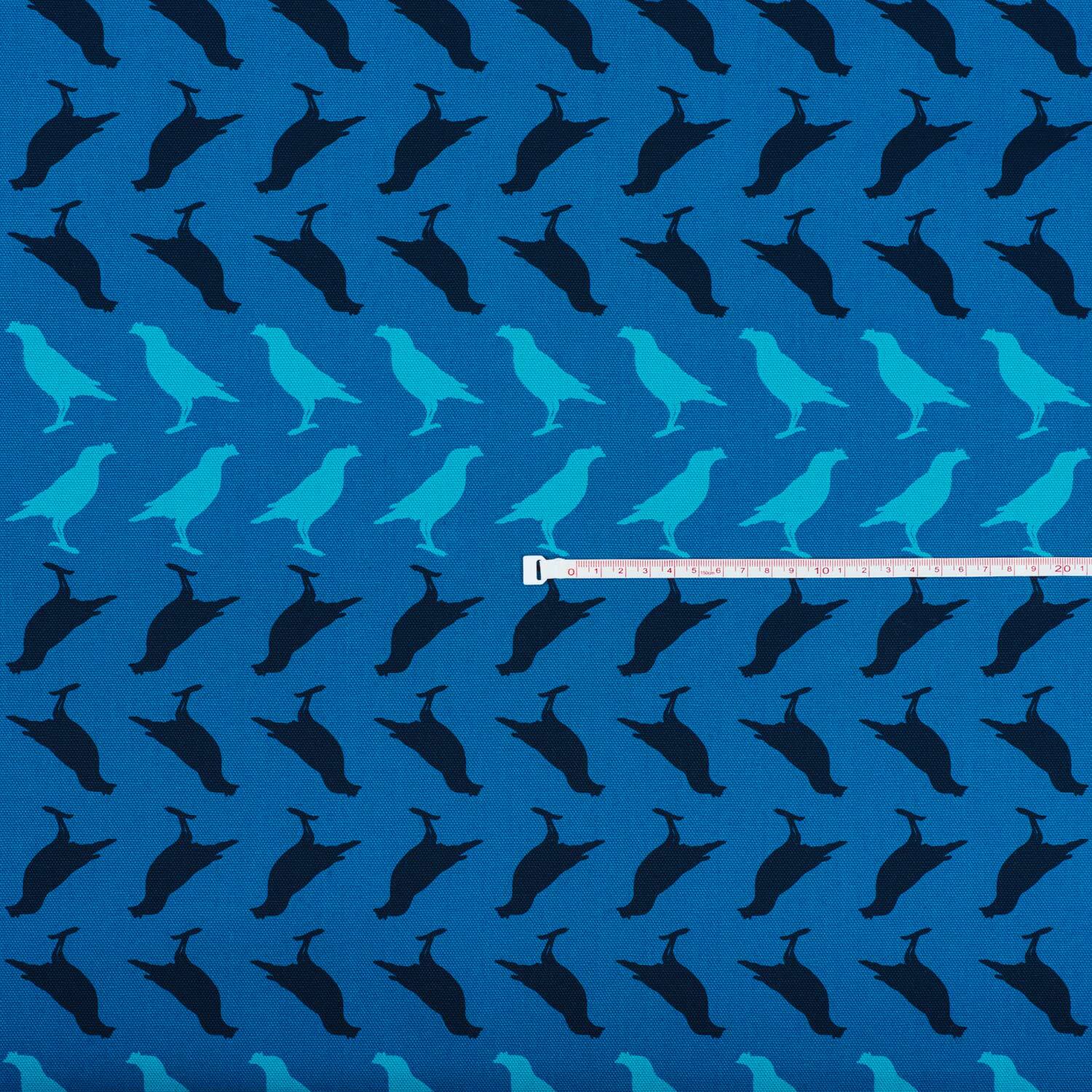 寬幅印花布8N/台灣八哥5號/湖心藍色