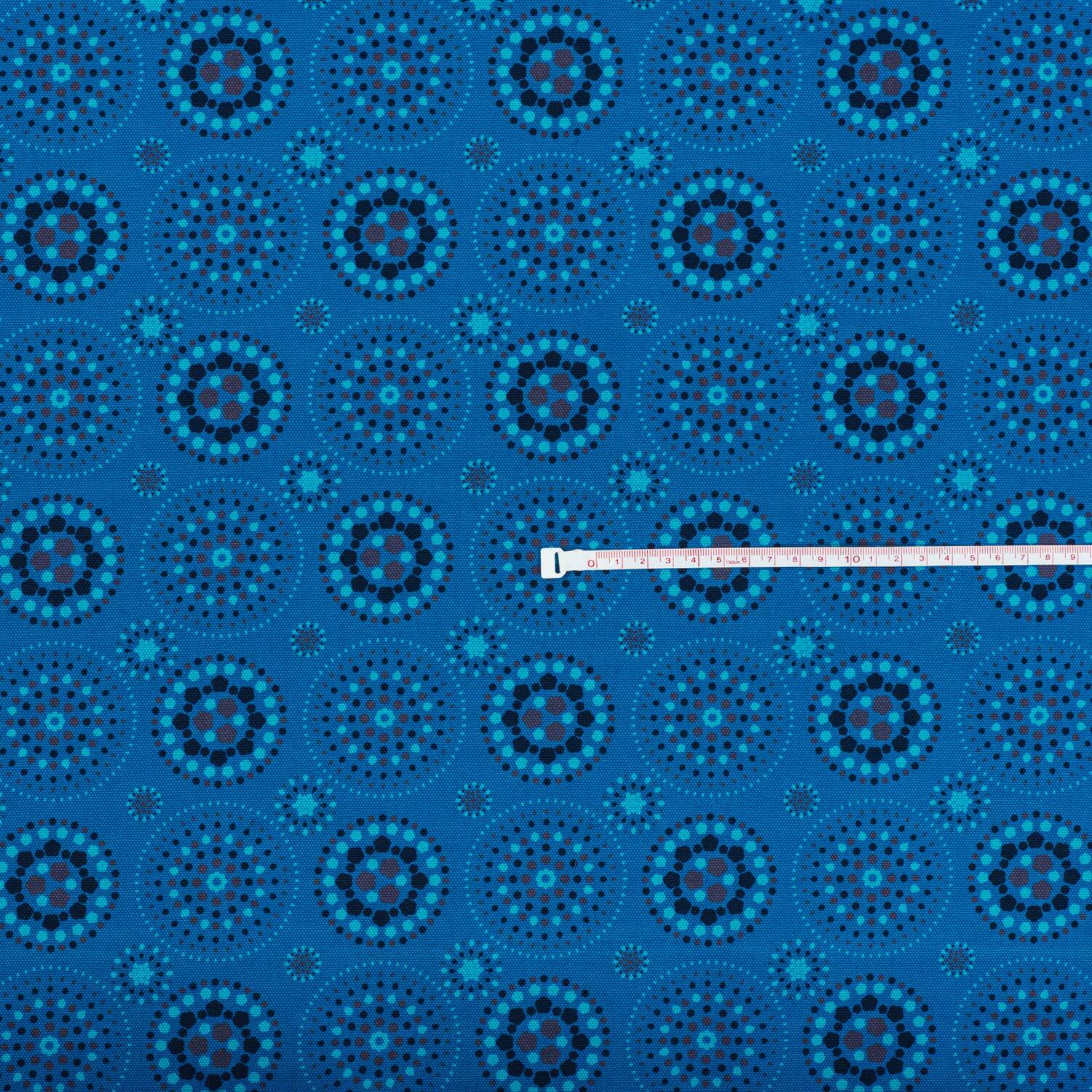 寬幅印花布8N/煙火/星夜藍色