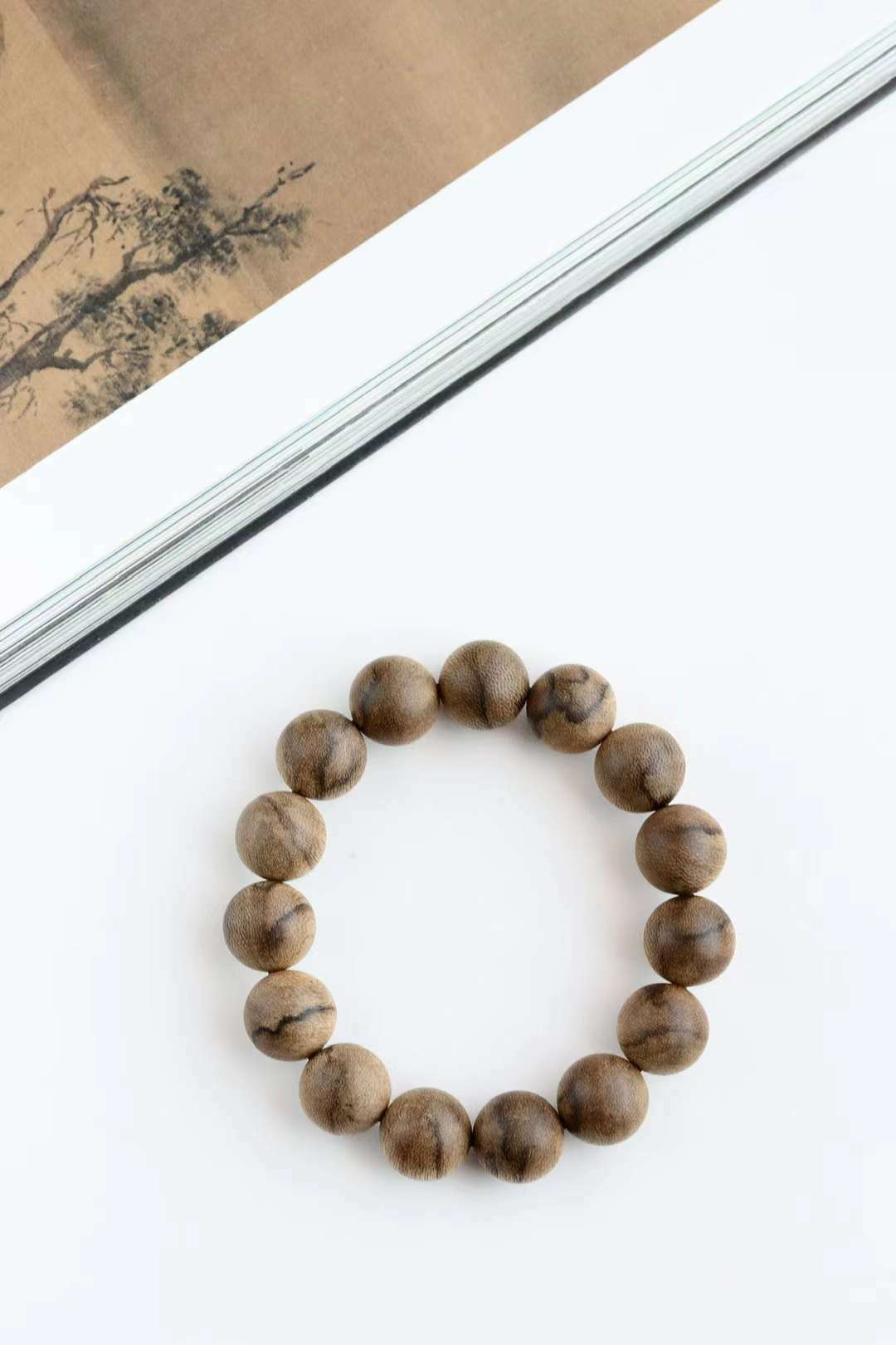 汶萊沉香｜14mm⼿串