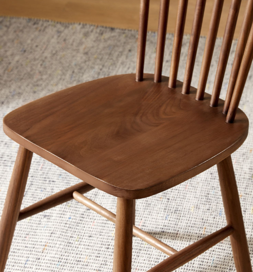 富士胡桃竪條餐椅B款 FS-B3121