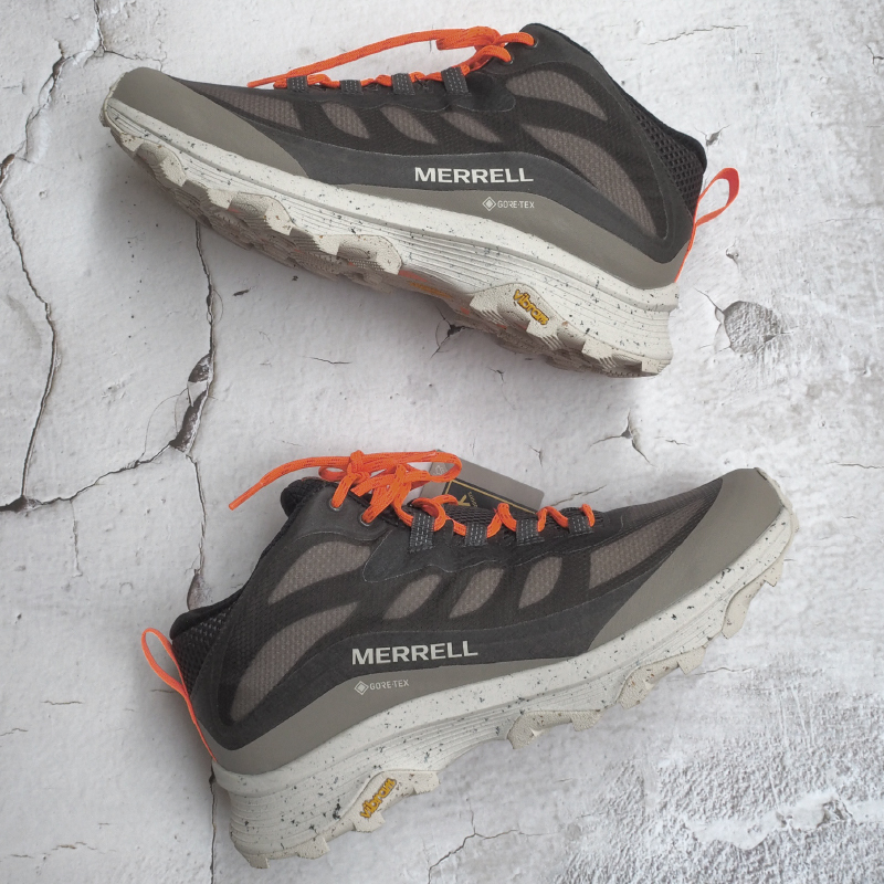 MERRELL 067713 MOAB SPEED MID GORE-TEX 防水多功能健行鞋 男款 橘褐 防水透氣/羽量中底/避震氣墊 33ML067713