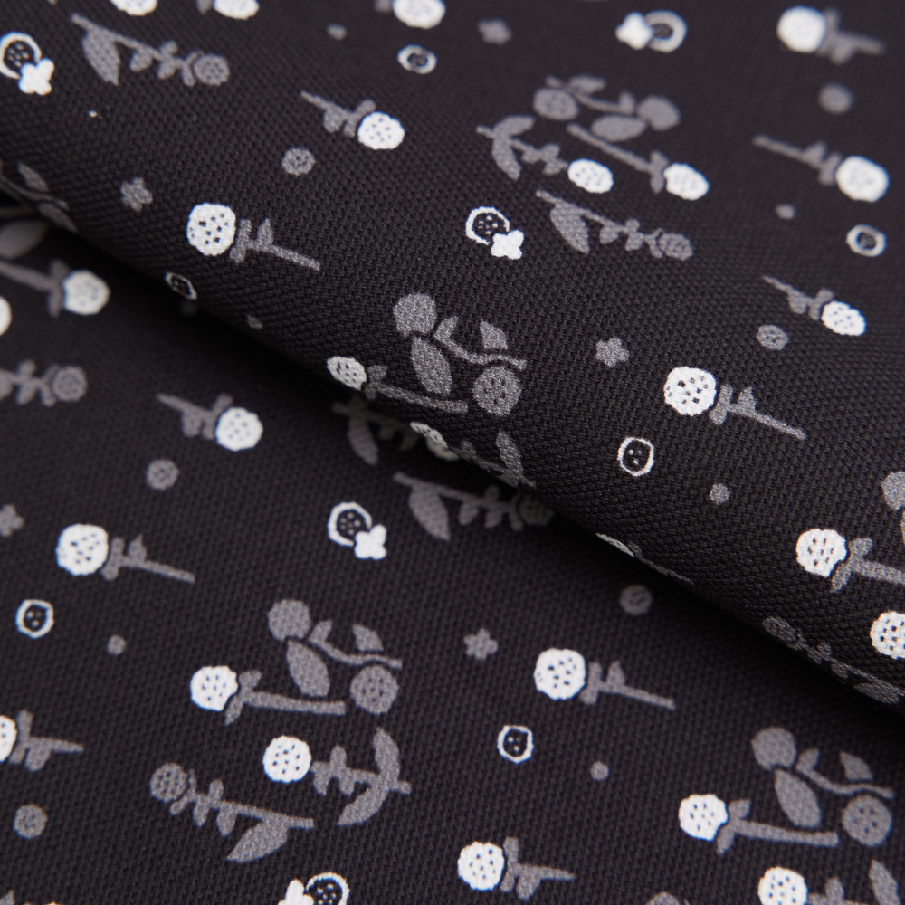 寬幅印花布8N/雜花/圓仔花/夜黑