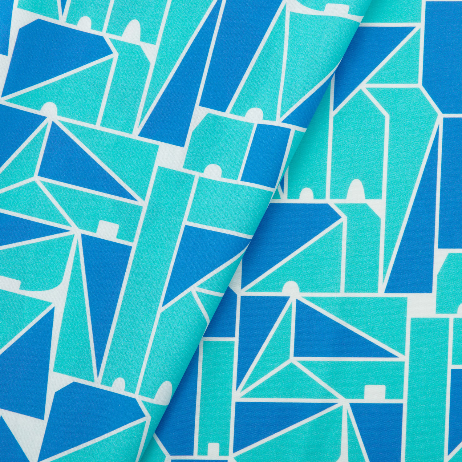 寬幅平織印花棉布/藝術家聯名/印花樂 x LEMONNI/藍調