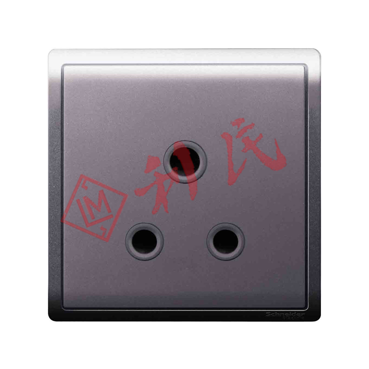 施耐德 PIENO豐尚15A單位三腳圓頭插座 (白/薰衣草銀/沉醉金/寫意黑)