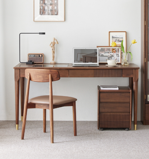 盧森堡胡桃木書桌E款 LSB-B5166