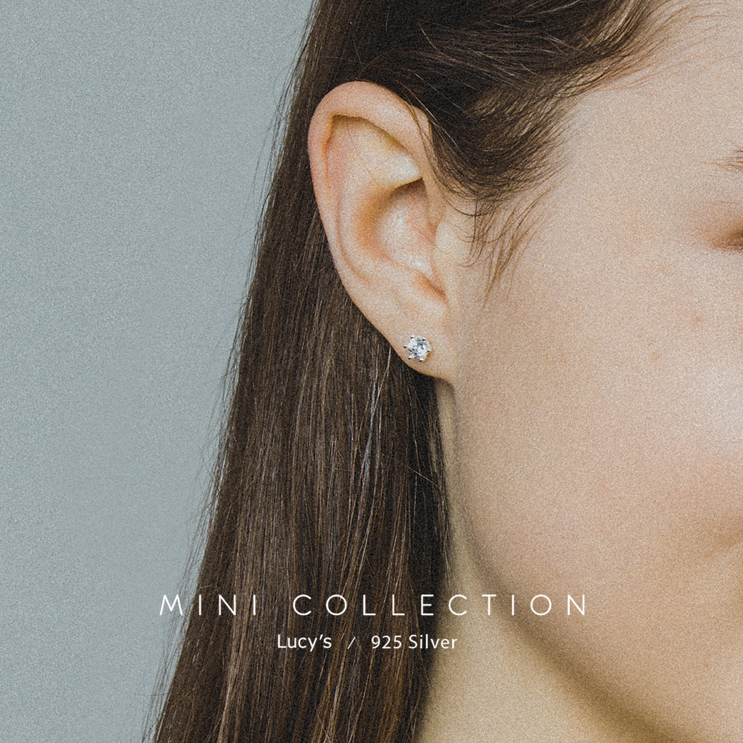 925純銀〔輕銀系列〕曠野之星 耳環 (106432)