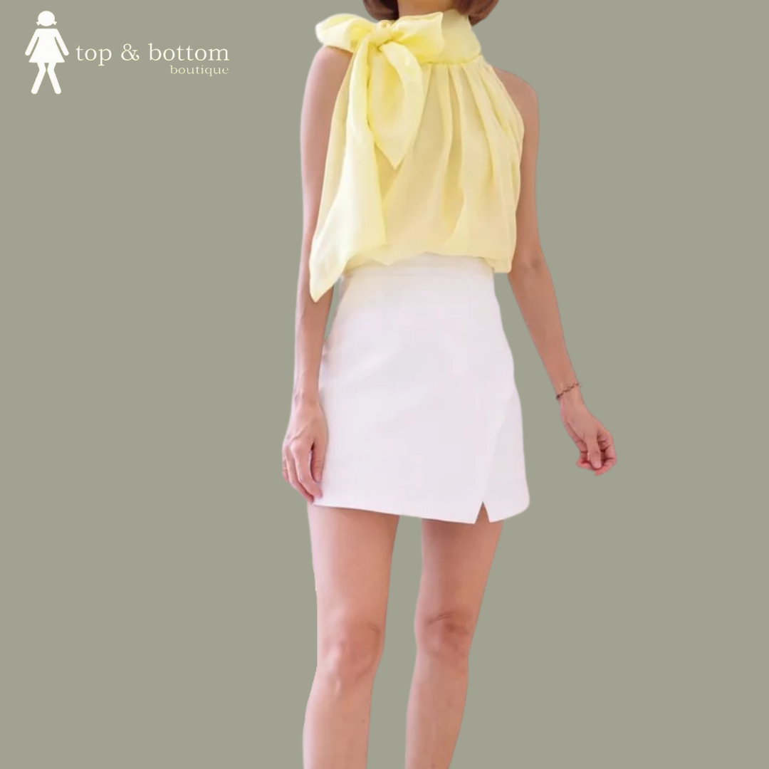 SIDE SPLIT SHORT SKIRT