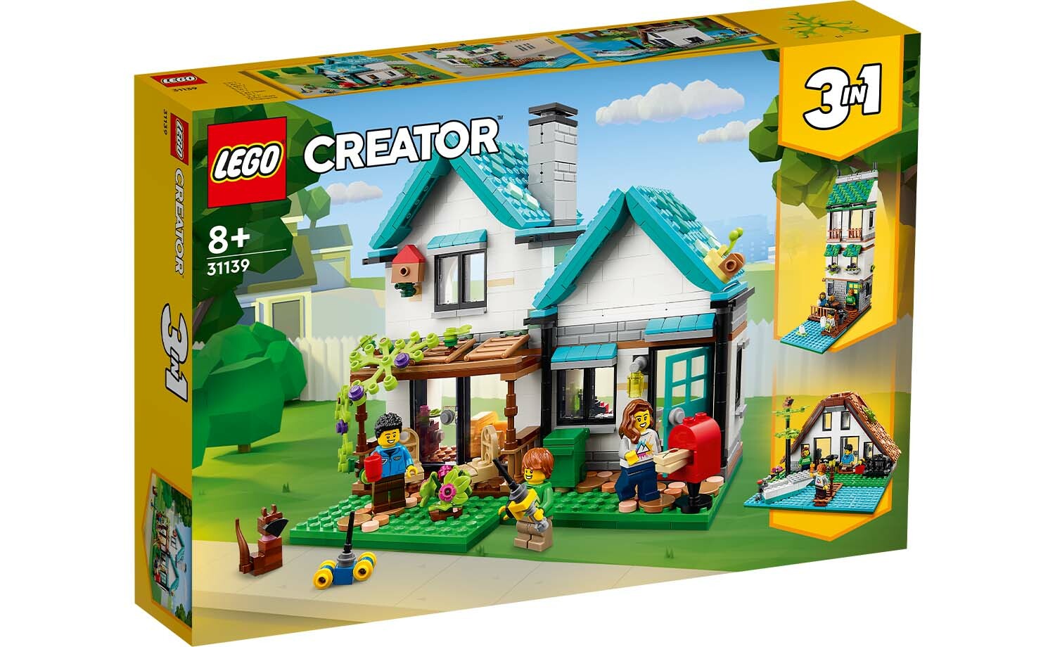 [飛米樂高積木專賣店] LEGO 31139 Creator-三合一創意 溫馨小屋