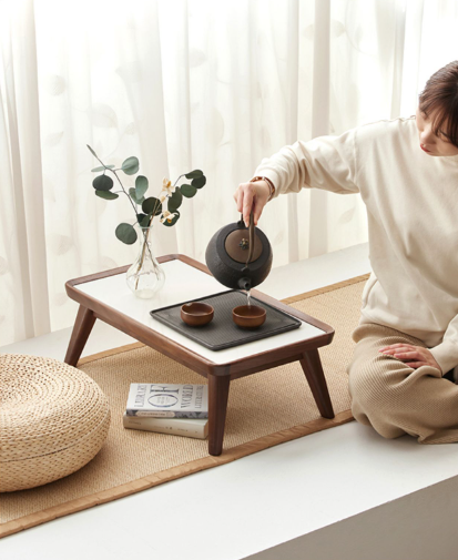 盧森堡胡桃木炕几 LSB-B5183