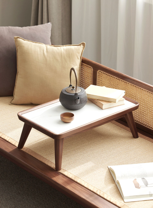 盧森堡胡桃木炕几 LSB-B5183