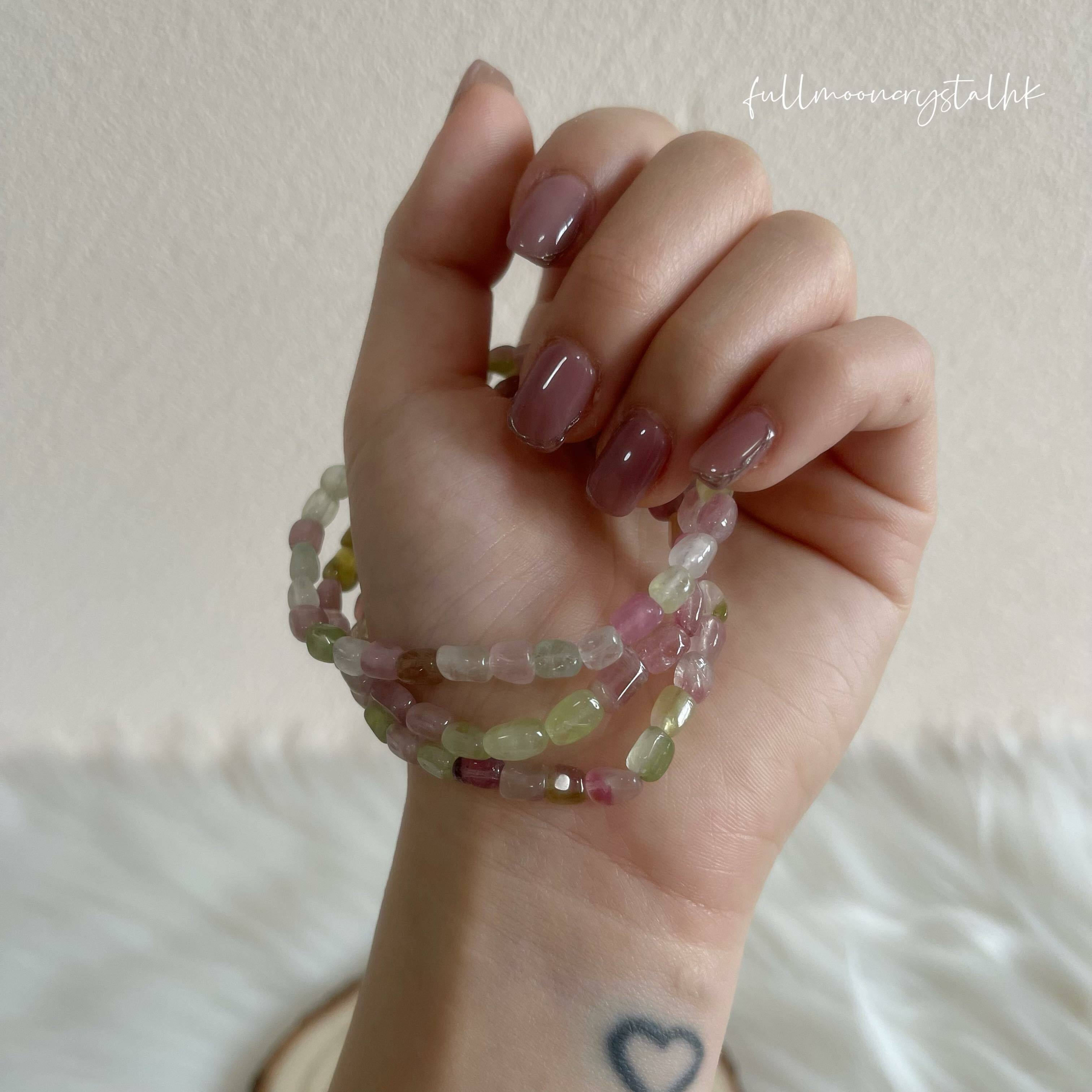 隨形西瓜碧璽手串