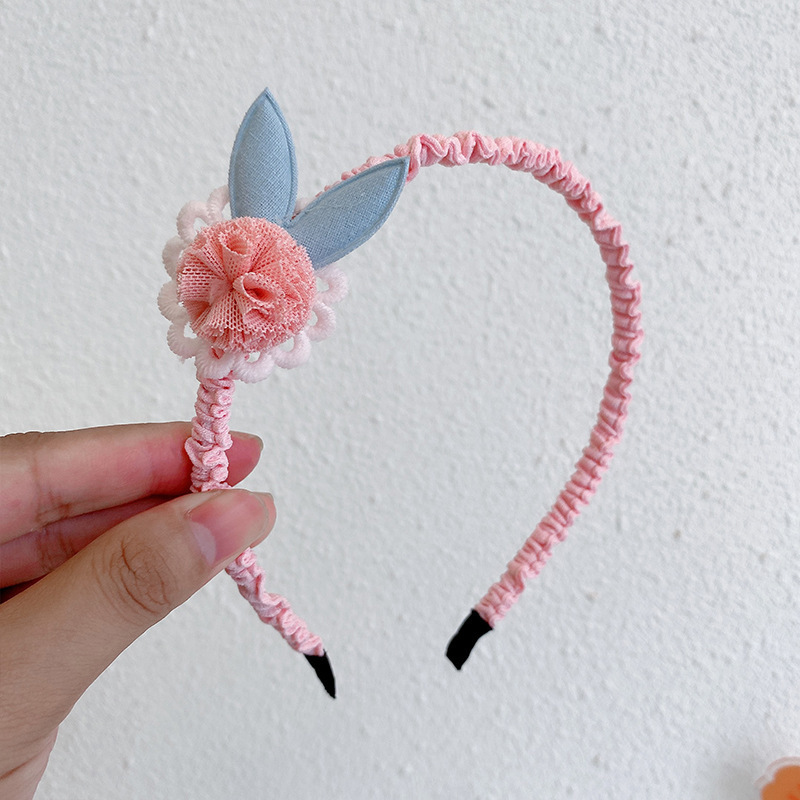 A197PK_SS23_C🐰粉紅色cute cute 兔造型頭箍