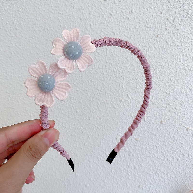 A198PK_SS23_C🌻粉紅色太陽花s頭箍