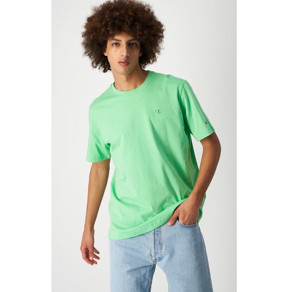 男款-ROCHESTER 簡約刺繡LOGO短袖TEE-綠色（218496-GS026）