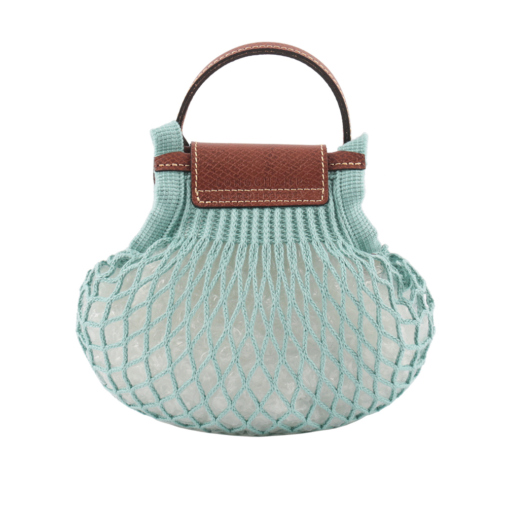【LONGCHAMP】XS號 LE PLIAGE FILET 二用漁網包(潟湖藍)