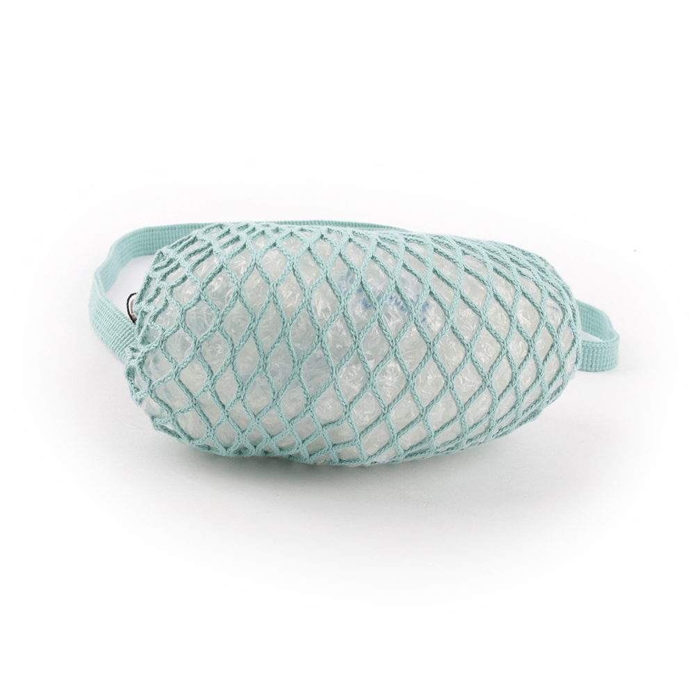 【LONGCHAMP】XS號 LE PLIAGE FILET 二用漁網包(潟湖藍)