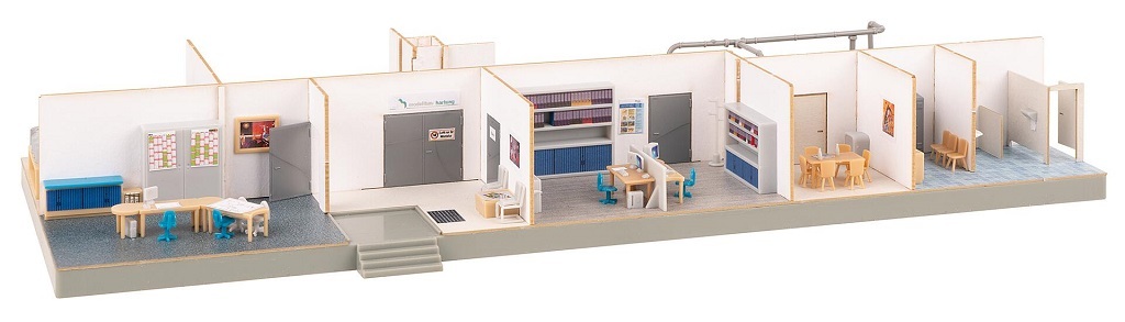 Faller 130168 HO Workshop with interior equipment