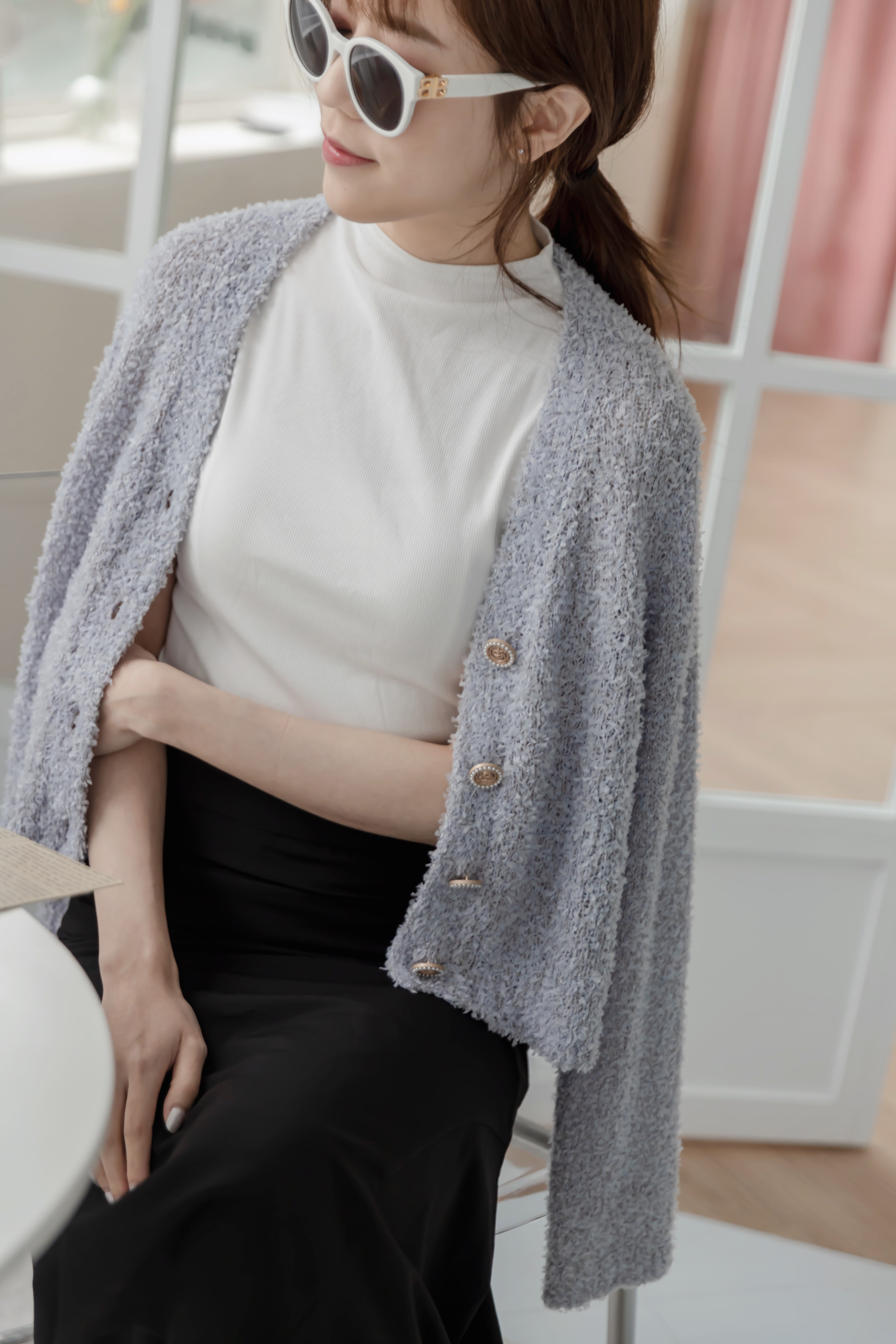 春日特選蝴蝶紗-薰衣草針織