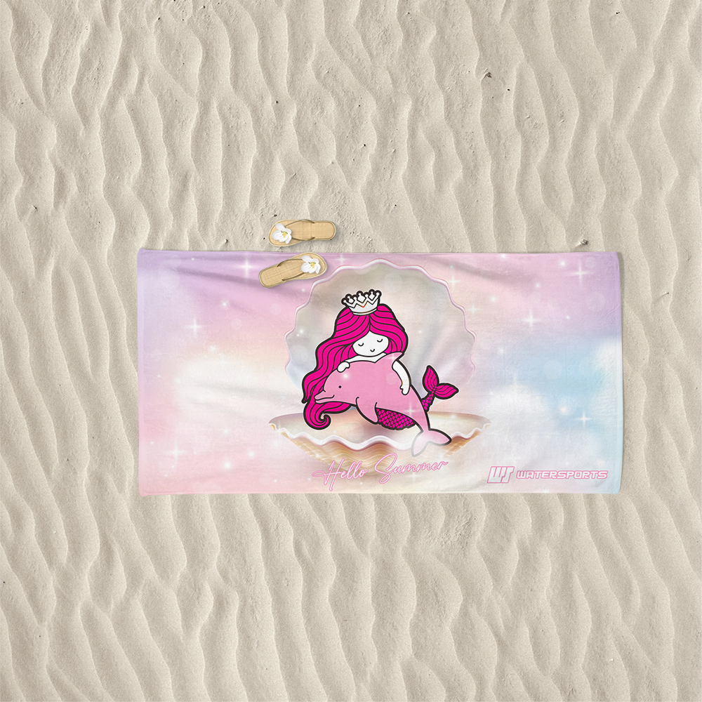 角色造型微纖維強力吸水毛巾 - 粉紅