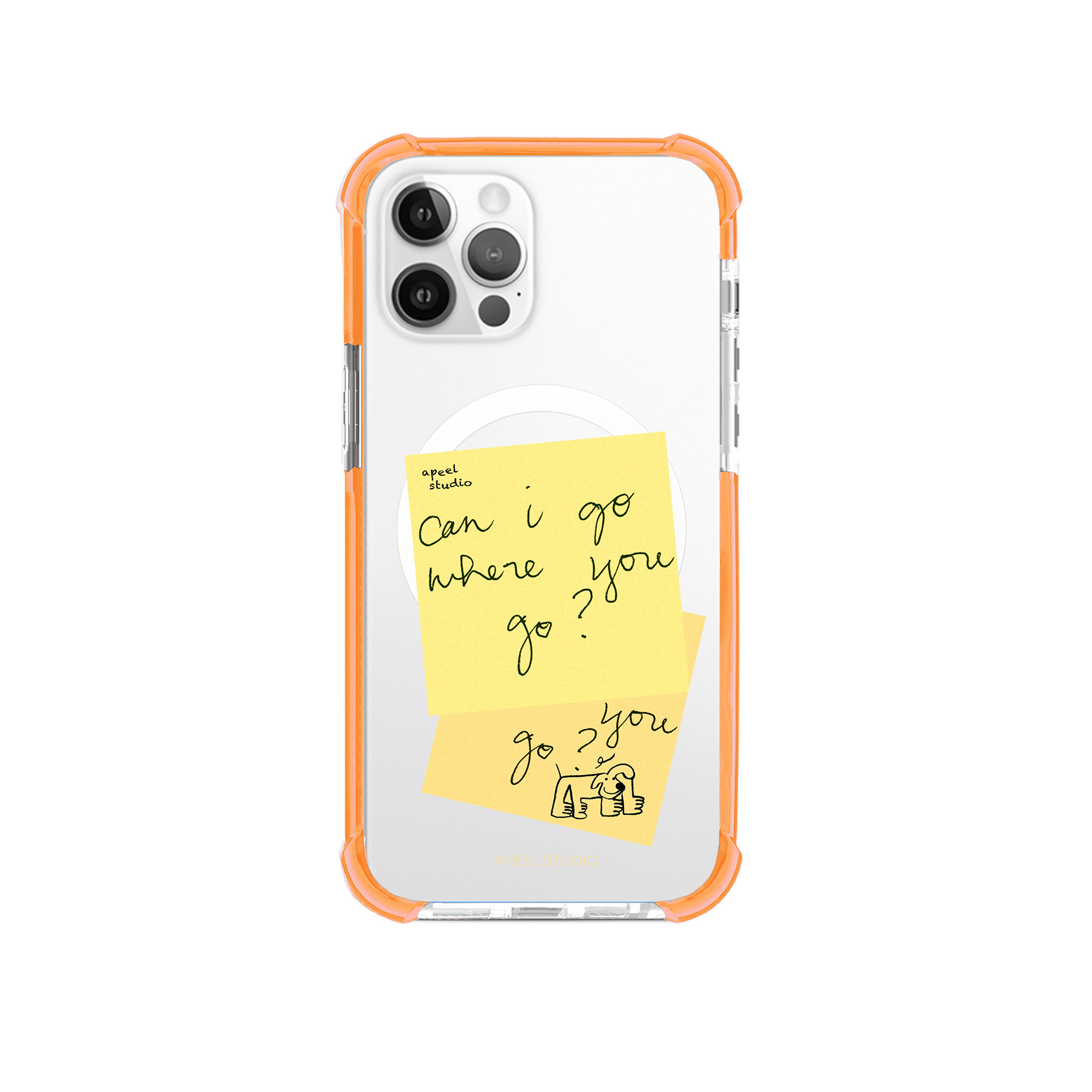 Sticky Note iPhone Magsafe Protective Impact Cas| APEEL