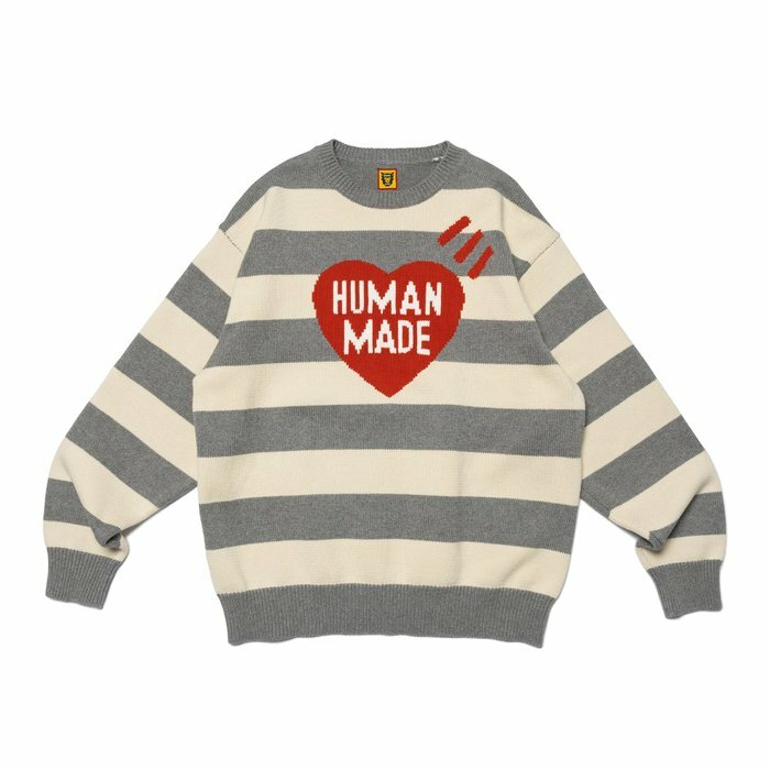 完売品HUMAN MADE HEART KNIT SWEATER Nigo-