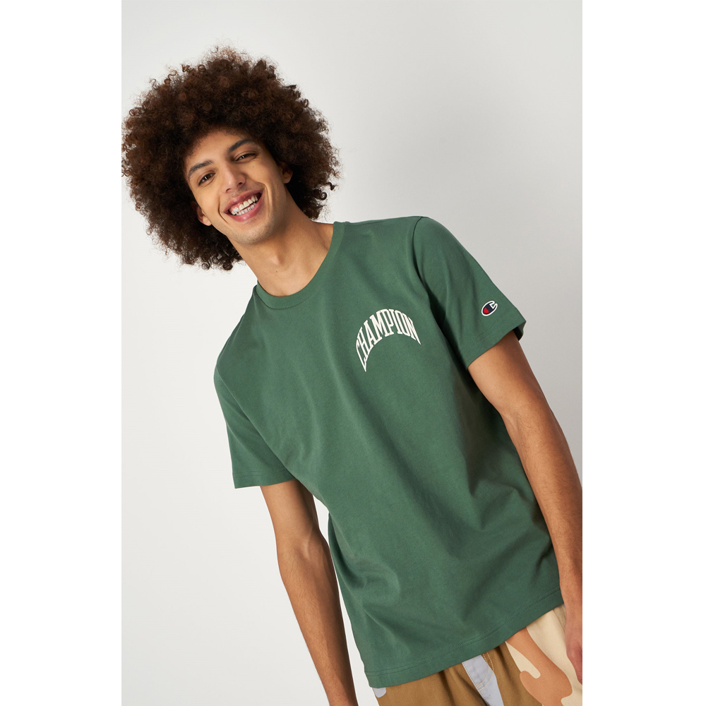 男款-ROCHESTER美式休閒印花短袖TEE-綠色（218521-GS506）