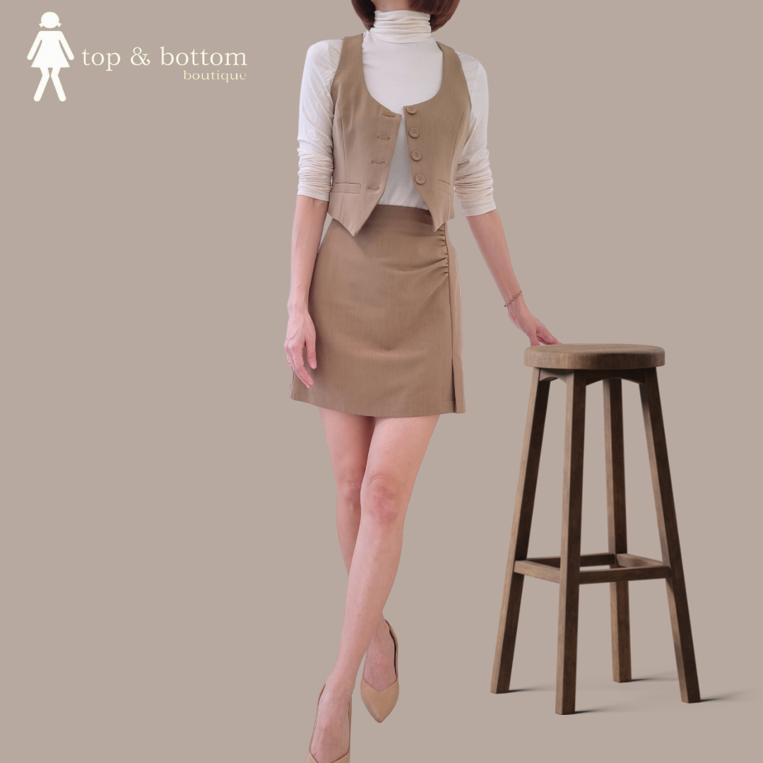 HIGH WAISTED MINI SKIRT