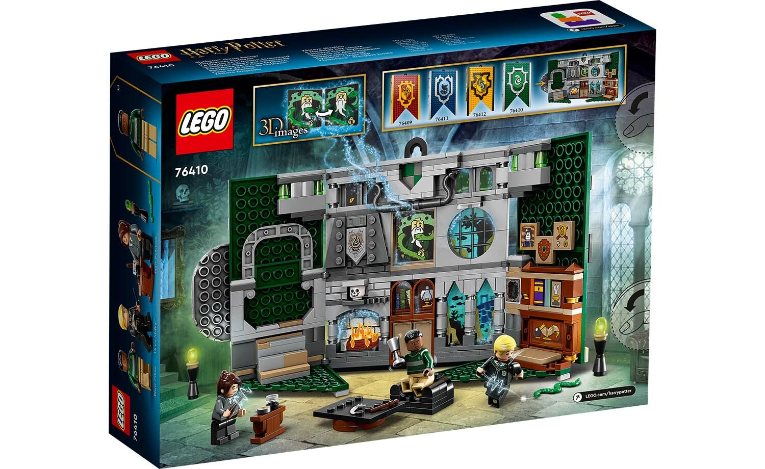 [飛米樂高積木專賣店] LEGO 76410 哈利波特-史萊哲林 學院院旗