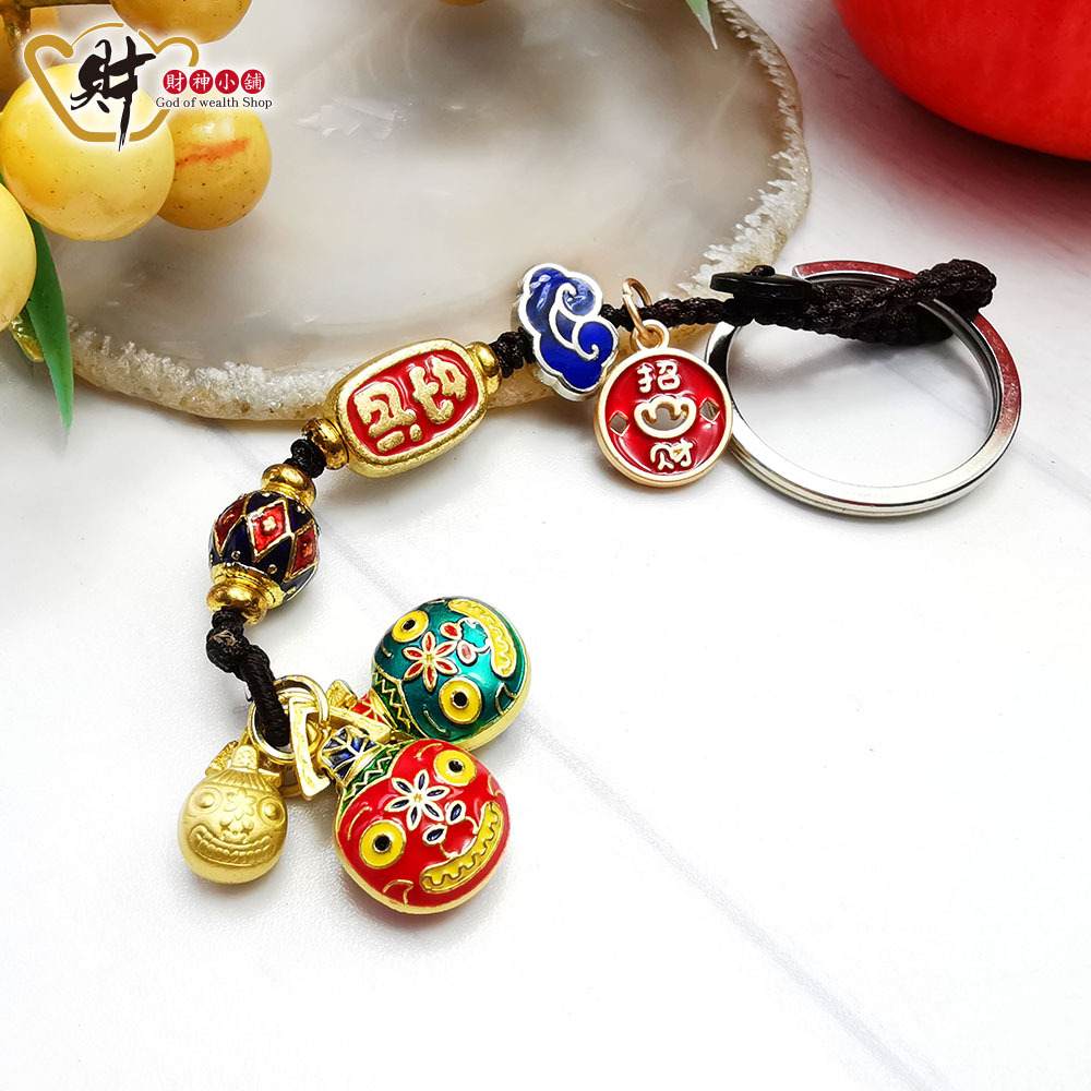 【財神小舖】財富連連 - 吞金獸鑰匙圈 (含開光)