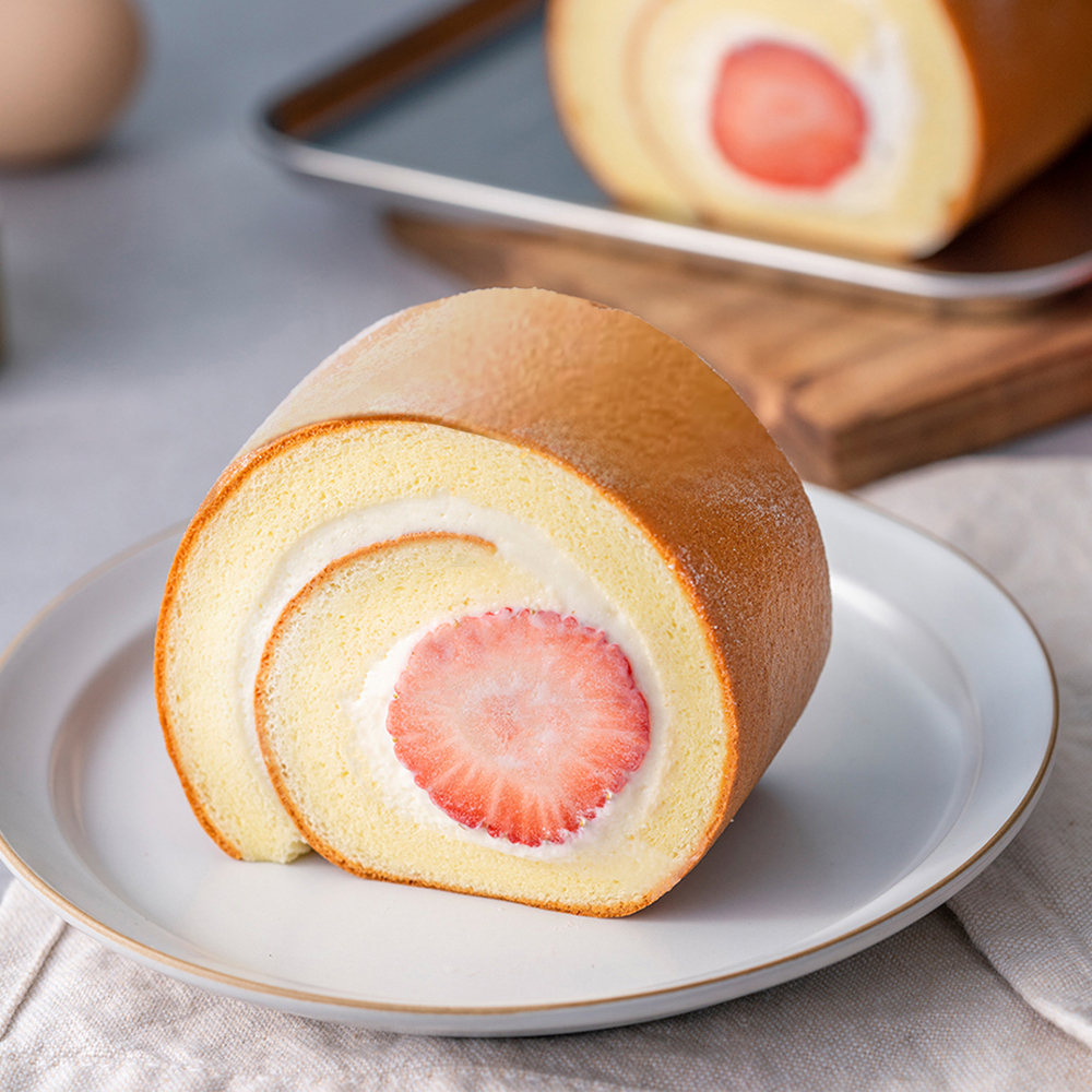 愛戀維娜草莓鮮乳捲【草莓生乳捲/草莓蛋糕/草莓甜點】