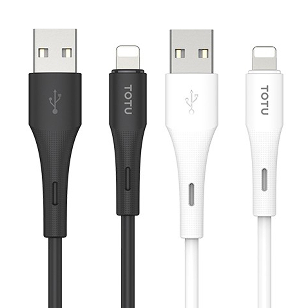 TOTU 拓途 Lightning/iPhone充電線傳輸線快充線 液態矽膠 膚感系列 2M