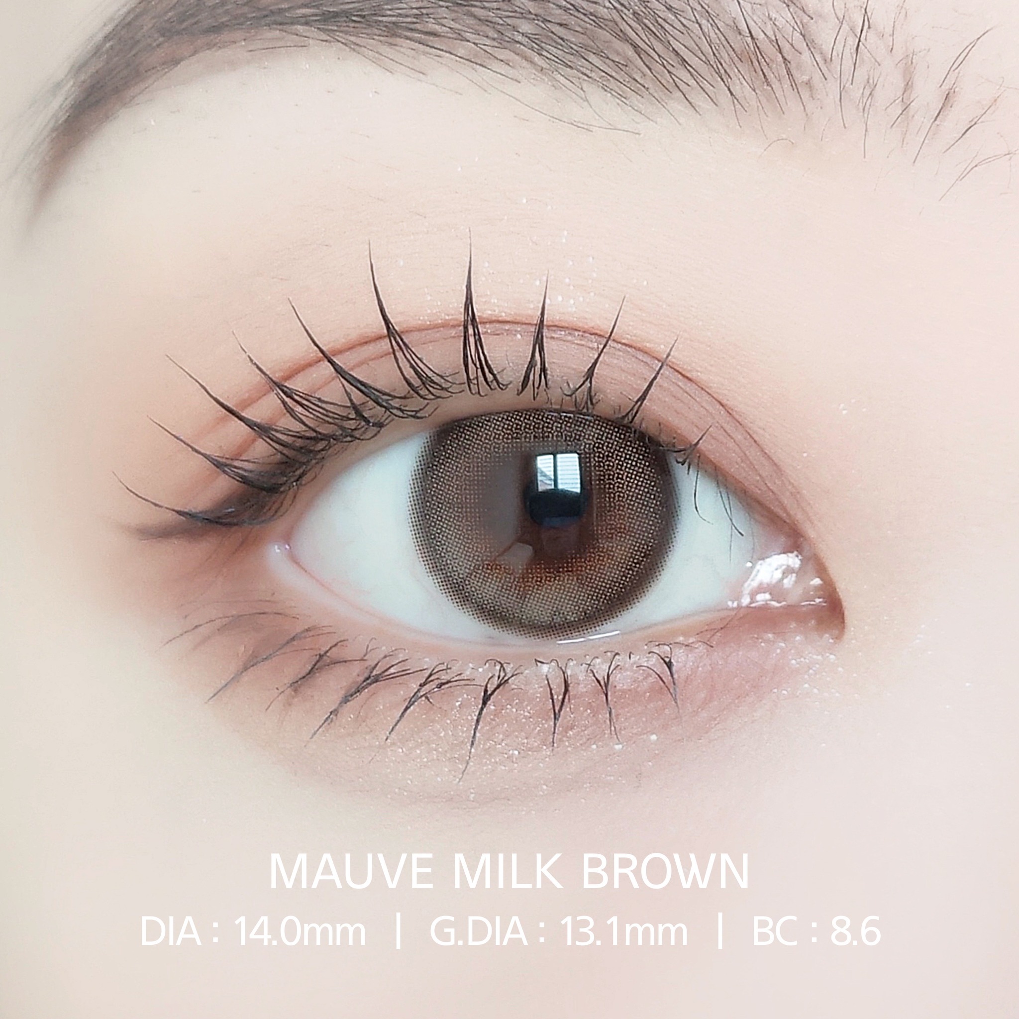 ANN365 Mauve 1 Month Milk Brown｜Monthly Colored Lens