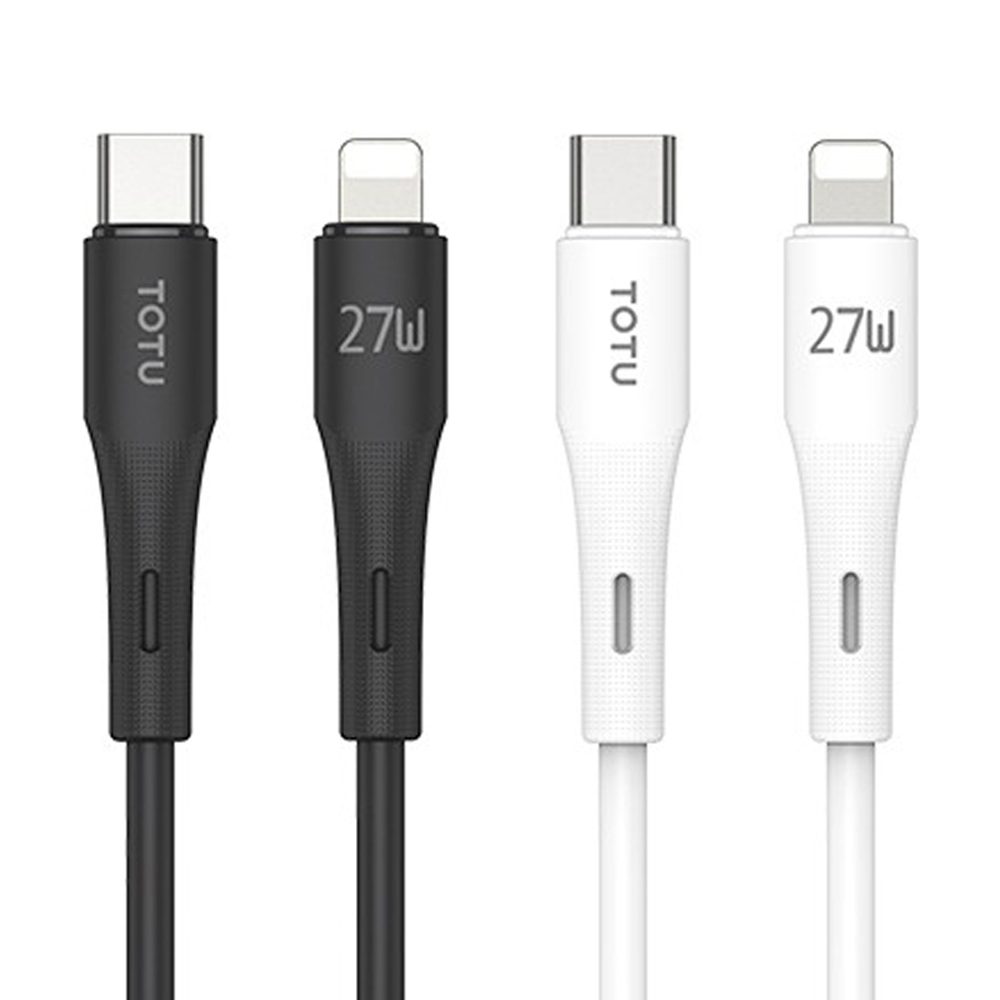 TOTU 拓途 PD/Lightning/Type-C/iPhone充電線傳輸線快充線 液態矽膠 膚感 2M
