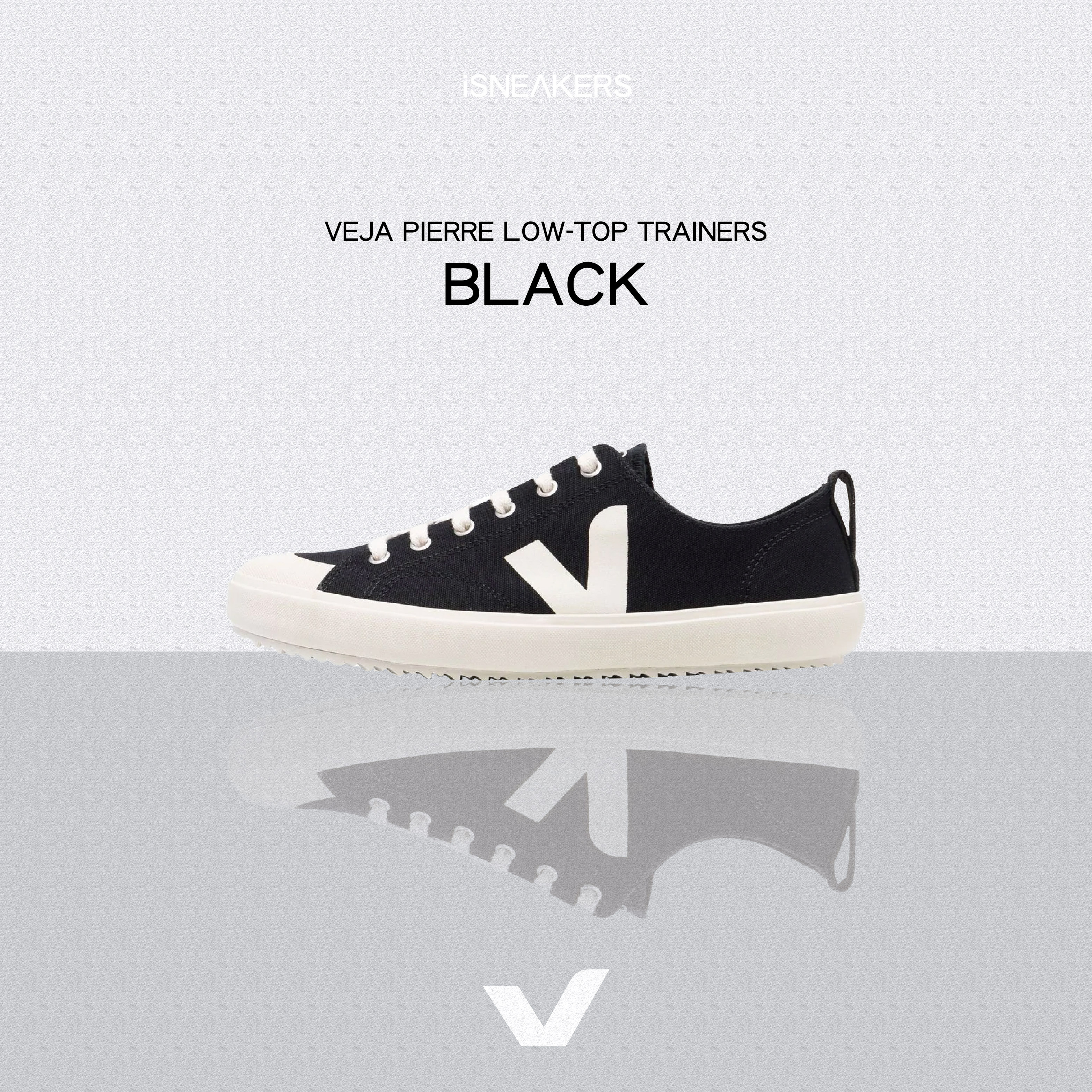 iSNEAKERS｜Veja Pierre low-top Trainers "Black" 黑白 NA0101397