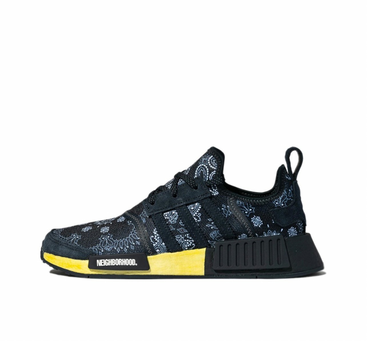 代購 Adidas  NEIGHBORHOOD NMD_R1 潮流運動鞋 腰果花 海軍藍 MAR-