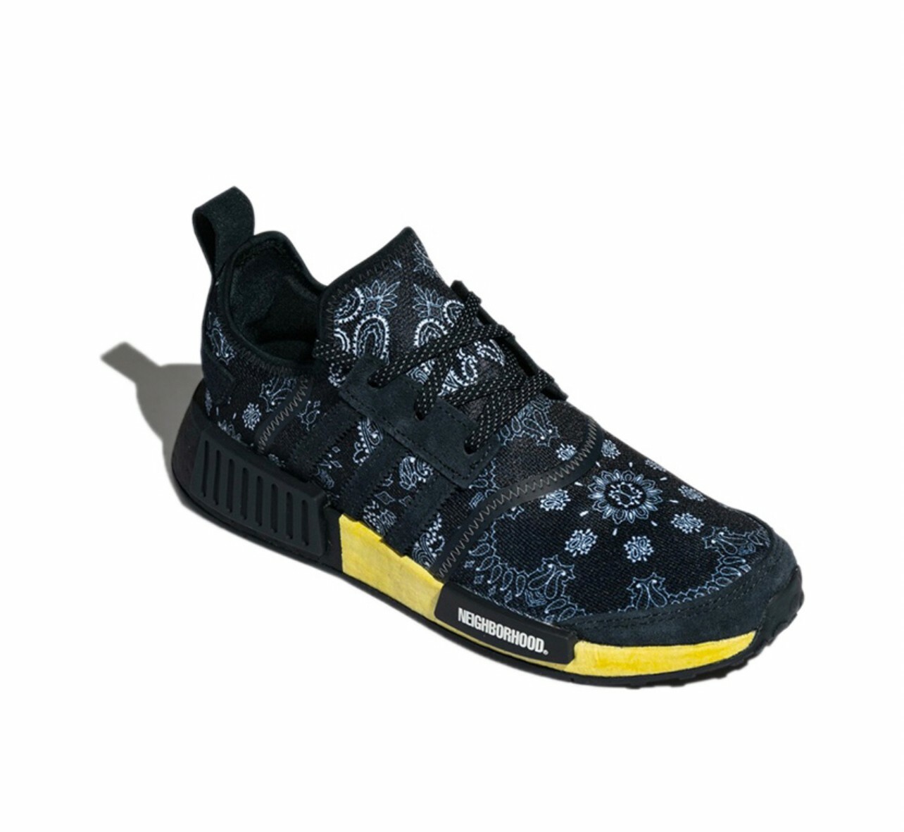 代購 Adidas  NEIGHBORHOOD NMD_R1 潮流運動鞋 腰果花 海軍藍 MAR-