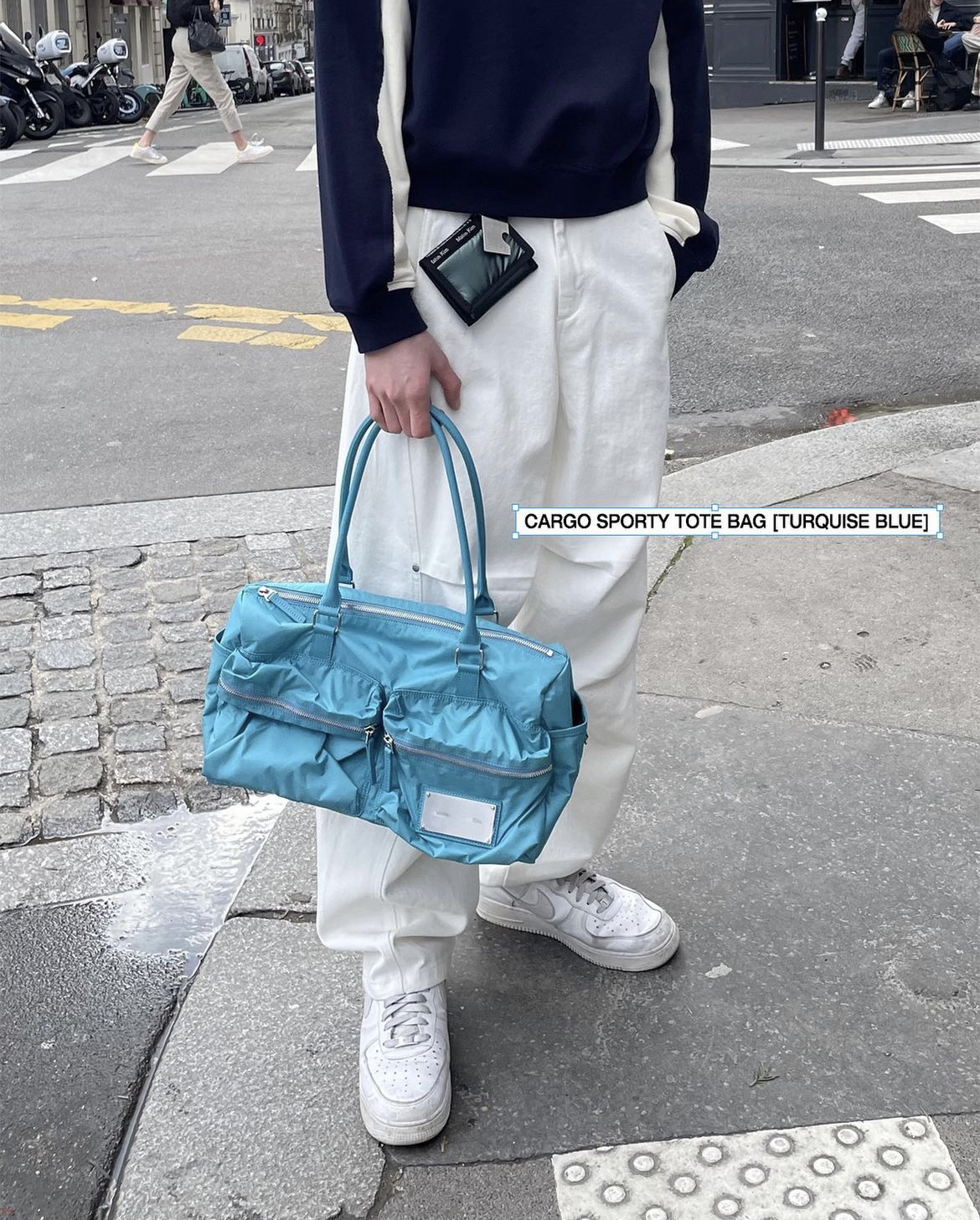 (MATIN KIM) CARGO SPORTY TOTE BAG|3color