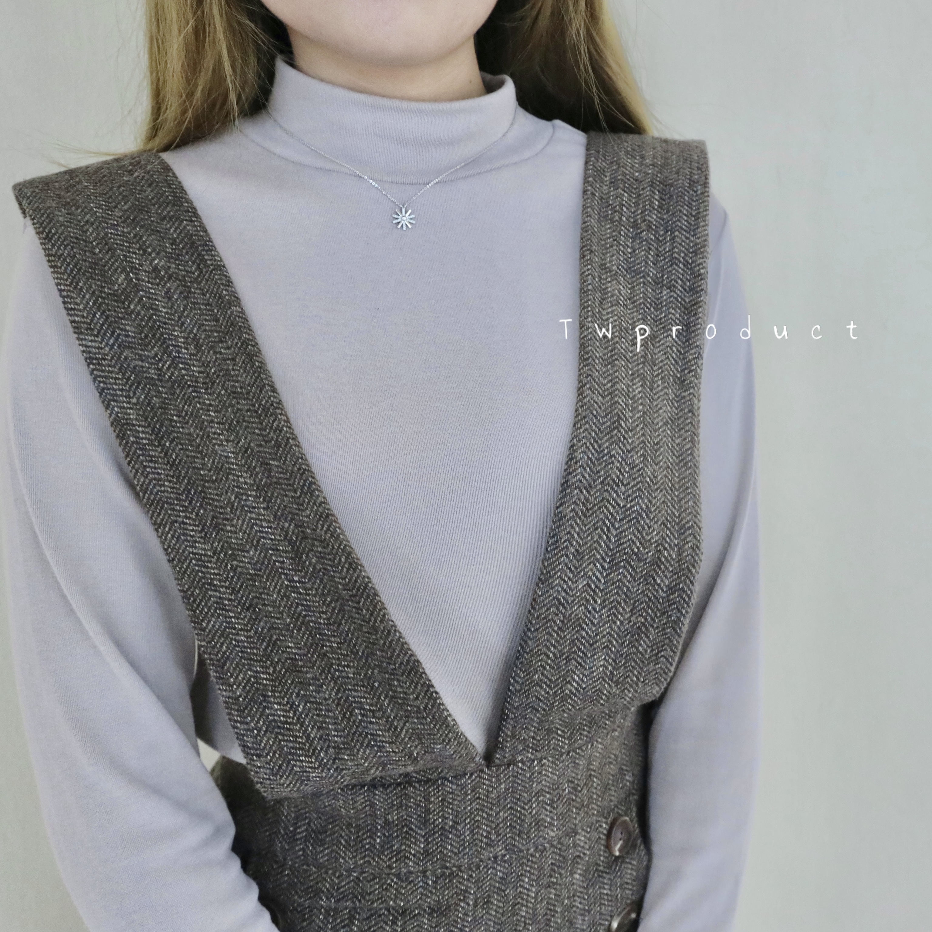 ✨ || Top306 ||微樽領軟綿純色top