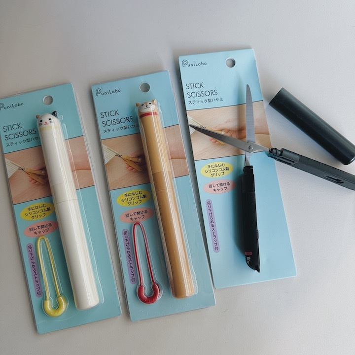 可愛動物 攜帶式筆型剪刀｜日本SMART FIT