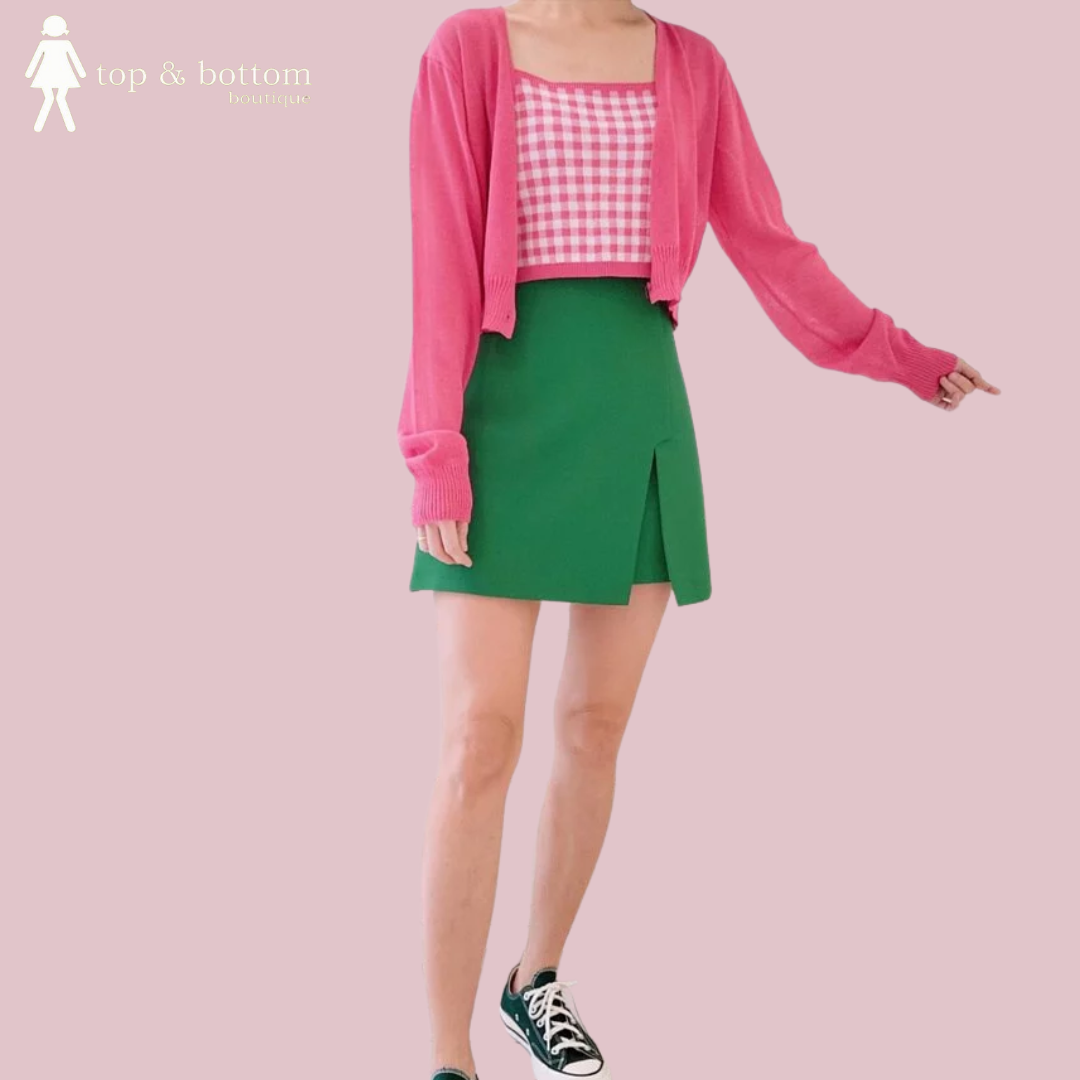 BASIC SOLID MINI SKIRT