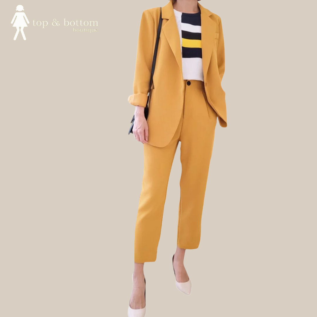 BUTTON PLEATS TROUSERS