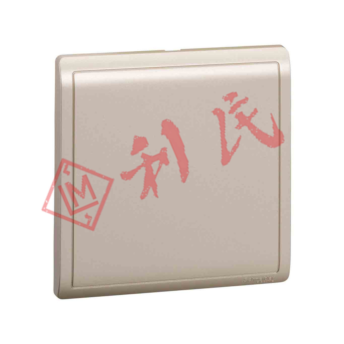 施耐德 PIENO豐尚 單位空白掣面 (白/薰衣草銀/沉醉金/寫意黑)