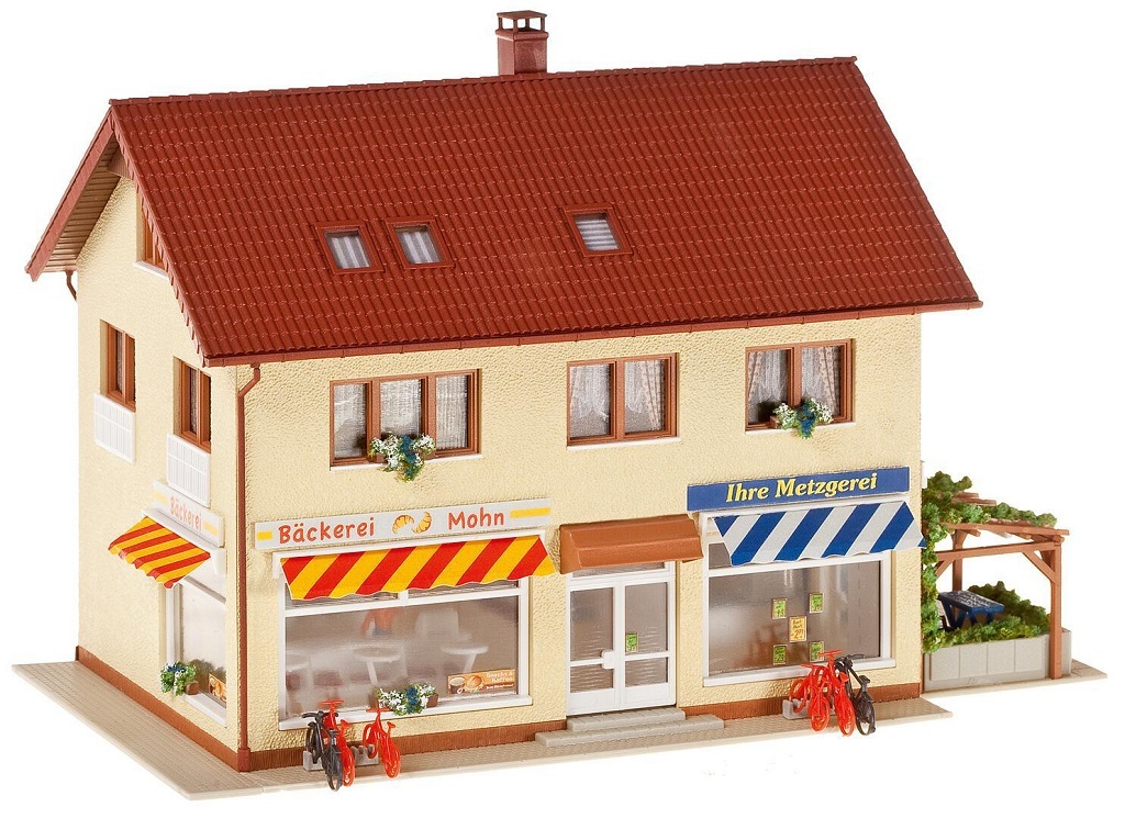 Faller 130489 HO scale, Butchery/Bakery